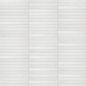 Sedona White 1-7/8 in. x 17-3/4 in. Porcelain Floor and Wall Tile (8.288 sq. ft./Case)