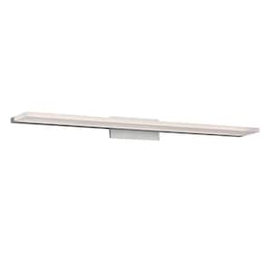 Level 36 in. Brushed Aluminum LED Vanity Light Bar and Wall Sconce, 3500K