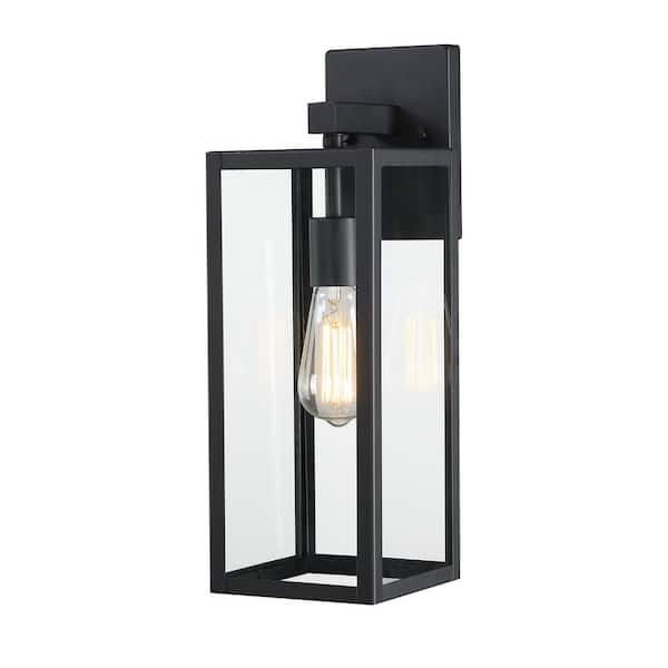 Hukoro 16.5-in Matte Black Modern/Contemporary Outdoor Light Post