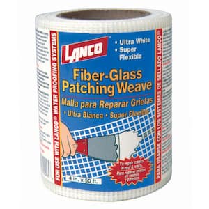 4 in. x 50 ft. Fiberglass Patching Weave Roll Flashing for Crack Repair Reinforcement