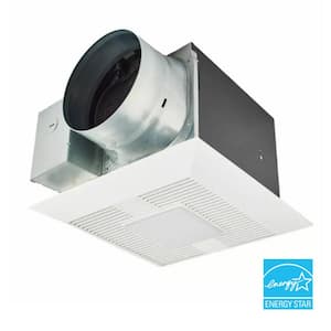 WhisperGreen Select Pick-A-Flow 50/80/110 CFM Bathroom Exhaust Fan -LED Light Flex-Z Fast bracket 4/6 in. Duct Adapter