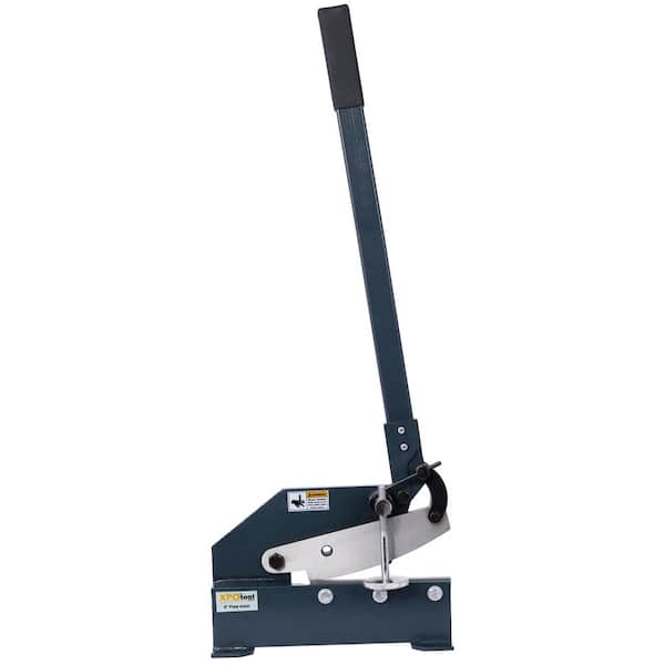 Amucolo 8 in. Sheet Metal Plate Shear, Solid Construction Mounting Type Metal Shear, High Precision Manual Hand Plate Shear