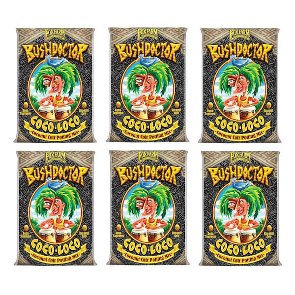 FOXFARM Bush Doctor Coco Loco Plant Garden Potting Soil (6-Pack)