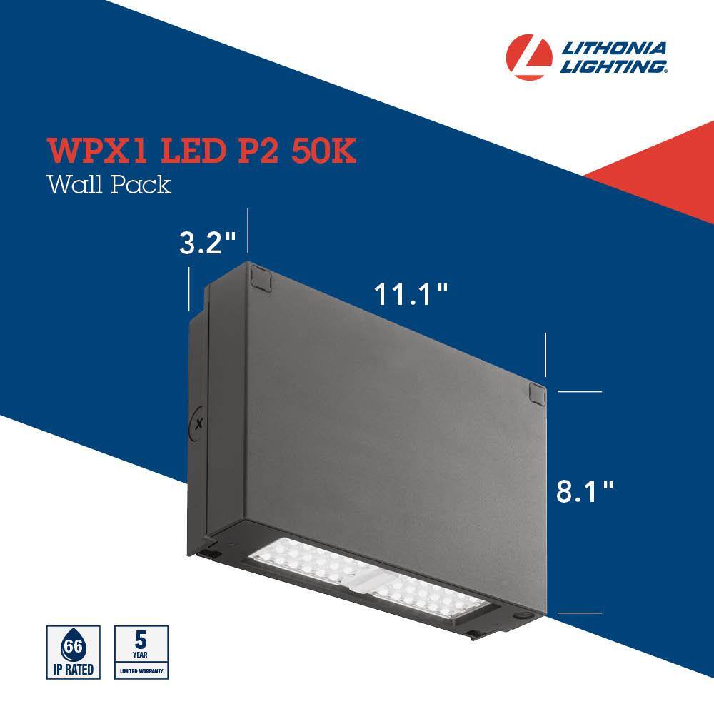 Bronze 8" LED Wall Pack Light