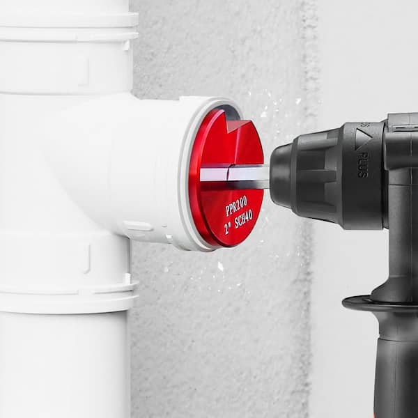 PVC Pipe Reamer Kit PVC Pipe Fitting Reamer Plumbing Tools Kit PVC Socket Saver for Water Lines(4 Pack)