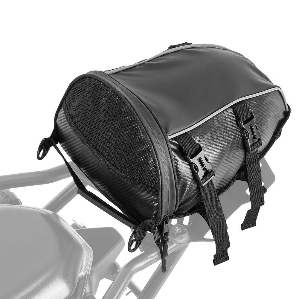 Motorcycle Tail Bag, 10 L Motorcycle Rear Seat Bag with Cover, Sports Motorbike Luggage Storage Trunk Rack, Black price history on PriceWatchPro