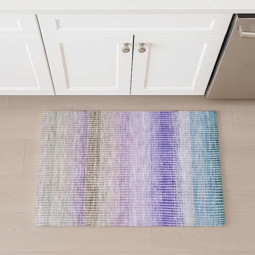 Chantille Machine Washable Indoor/Outdoor Abstract ACN2313 Teal 2 ft. x 3 ft. Accent Rug price history on PriceWatchPro