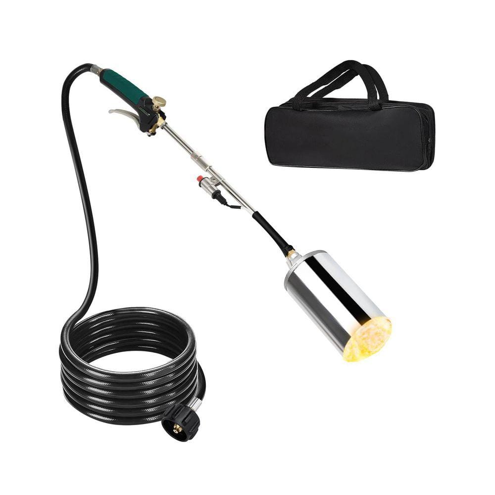 Lynzavix Steel Propane Weed Torch Burner with Igniter and 8.8 ft