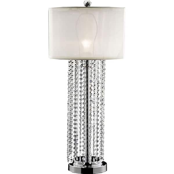 ORE International 30 in. Ivory Simple Elegance Table Lamp