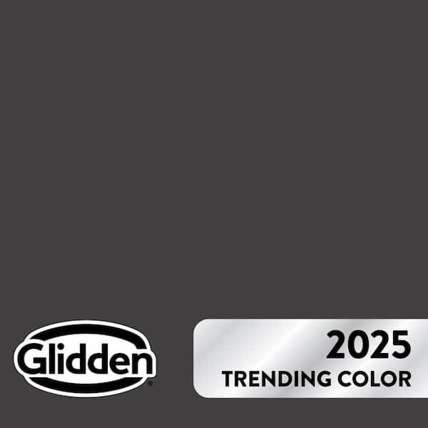 Glidden Premium 1 gal. #PPG1001-7 Black Magic Flat Interior Latex Paint