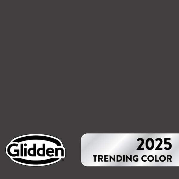 Glidden Premium 1 gal. #PPG1001-7 Black Magic Satin Exterior Latex Paint