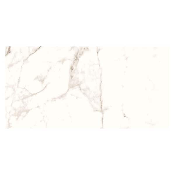 ANDOVA Kaia Kyrosia Cream 12 in. x 24 in. Stone Look Polished Porcelain Wall and Floor Tile (9.69 sq. ft./ Case)