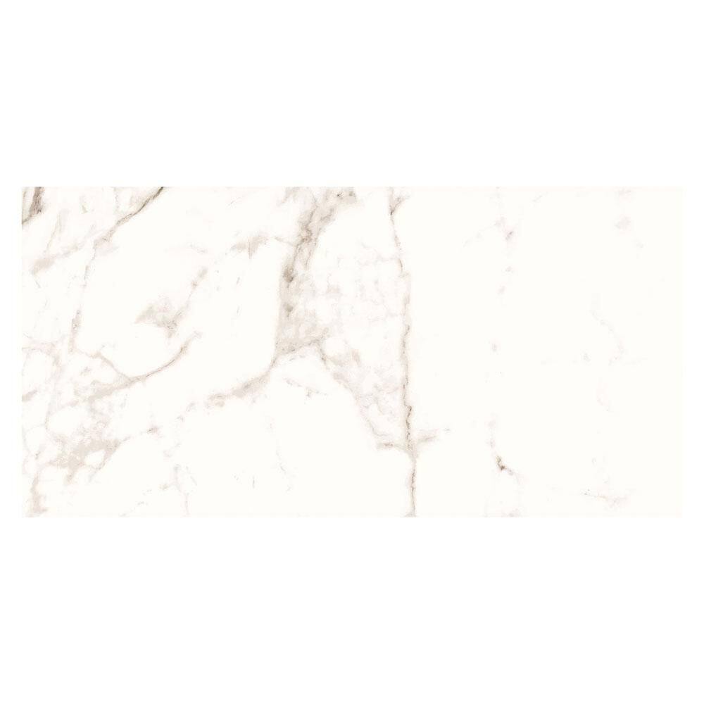 Kaia Kyrosia Cream 12 in. x 24 in. Stone Look Polished Porcelain Wall and Floor Tile Sample price history on PriceWatchPro
