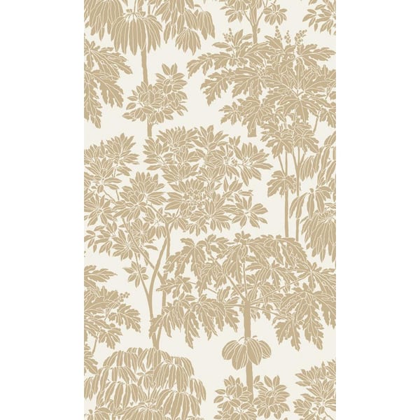 Walls Republic Metallic Tonal Trees Tropical Printed Non-Woven Paper Non Pasted Textured Wallpaper 57 sq. ft.