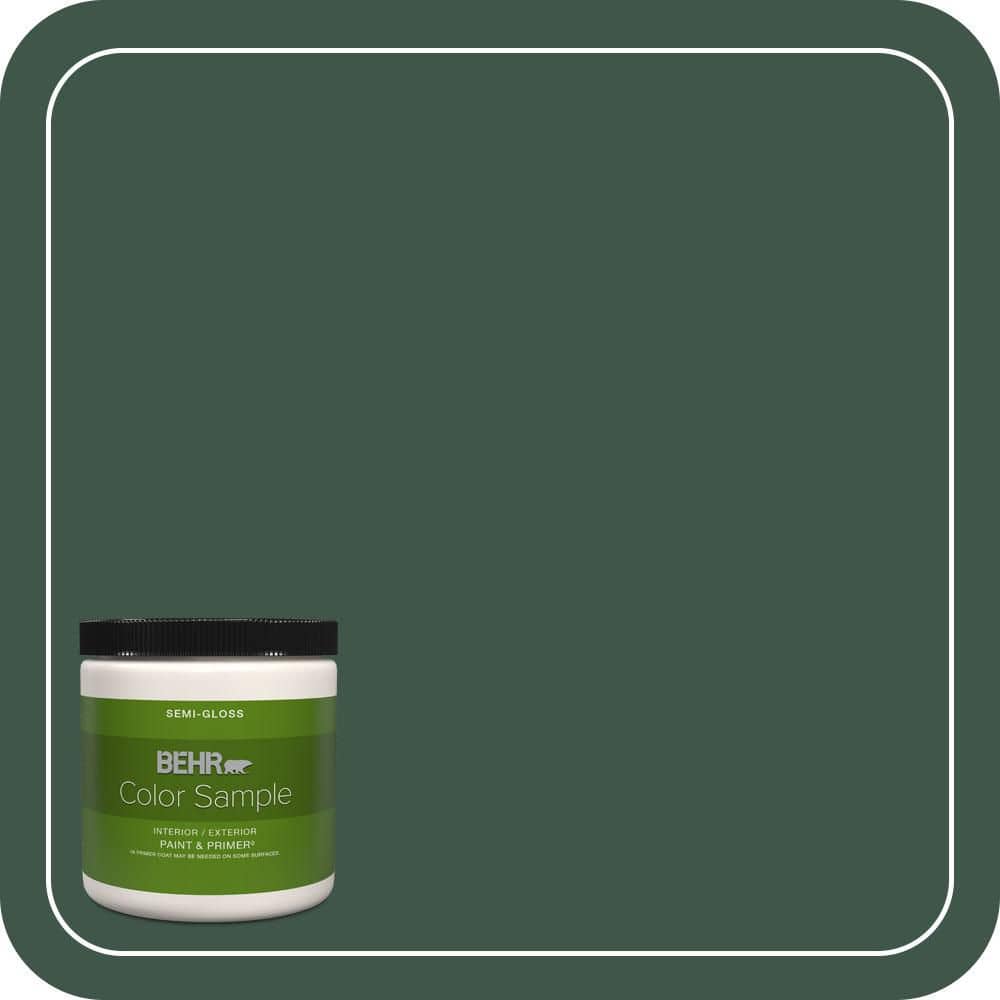 8 oz. #470F-7 Deep Jungle Semi-Gloss Interior/Exterior Paint & Primer Color Sample price history on PriceWatchPro