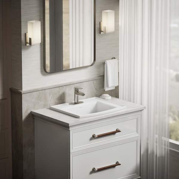 KOHLER Archer 22-5/8 in. Drop-In Vitreous China Bathroom Sink with