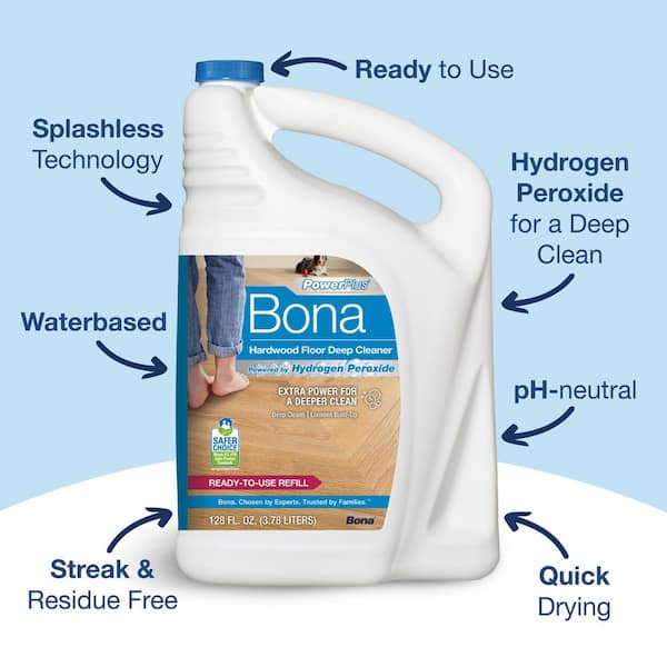 128 oz. PowerPlus Deep Clean Hardwood Floor Cleaner