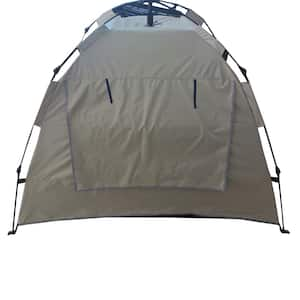 Camping Dome Tent is Suitable for 2/3/4/5-People, Waterproof, Spacious, Portable Backpack Tent in Khaki