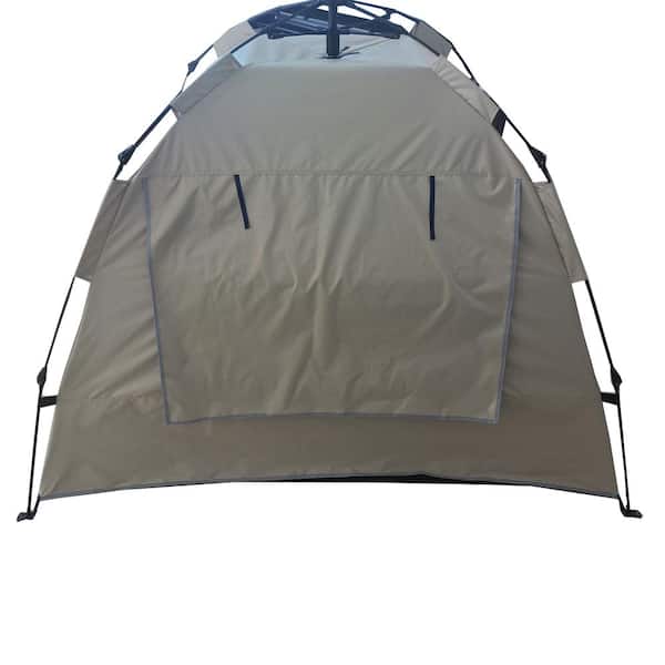 ToolCat Camping Dome Tent is Suitable for 2/3/4/5-People, Waterproof, Spacious, Portable Backpack Tent in Khaki