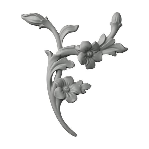 Ekena Millwork 0.75 in. x 5.25 in. x 6.13 in. Polyurethane Applique and Onlay Moulding