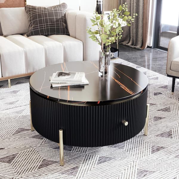 Modern Black Living Room Furniture Simple Modern Particle Board