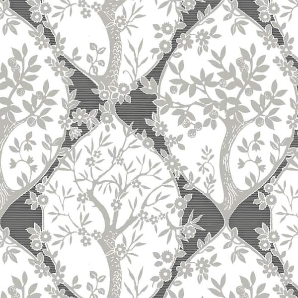 RoomMates Tree and Vine Ogee Peel and Stick Wallpaper (Covers 28.29 sq. ft.)