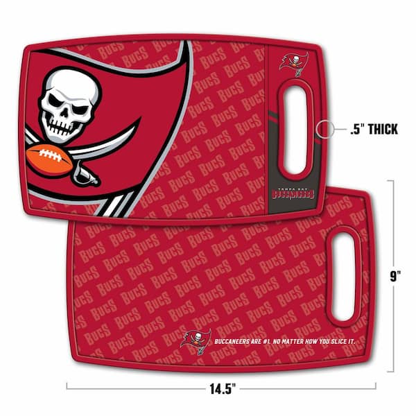 Tampa Bay Buccaneers 14 Round Wood Sign