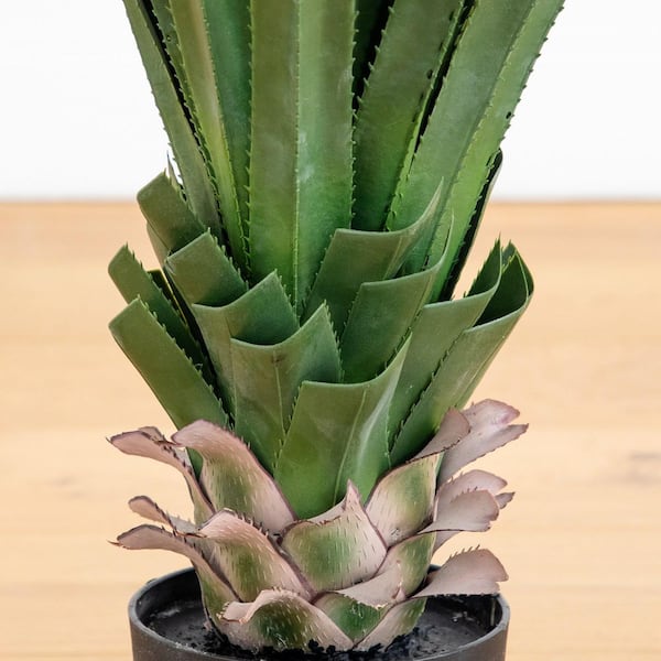 Nearly Natural 4ft. UV Resistant Artificial Spiked Agave Plant in