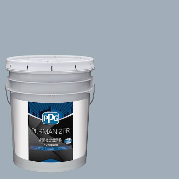 PERMANIZER 5 gal. PPG1040-4 Set In Stone Satin Exterior Paint