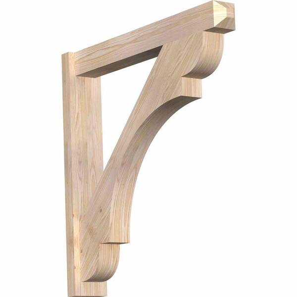 Ekena Millwork 6 in. x 36 in. x 36 in. Olympic Craftsman Smooth Douglas Fir Outlooker