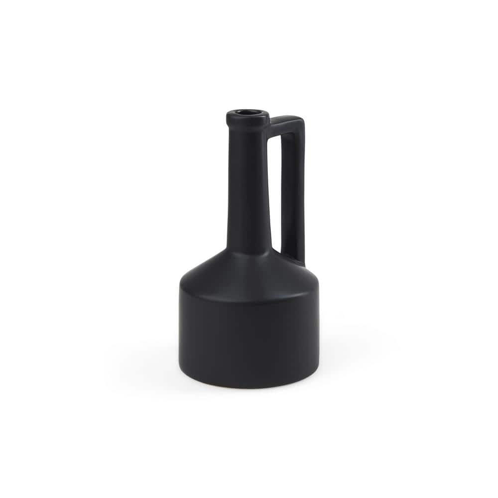 Burton 10.8H Small Matte Black Ceramic Jug Vase price history on PriceWatchPro