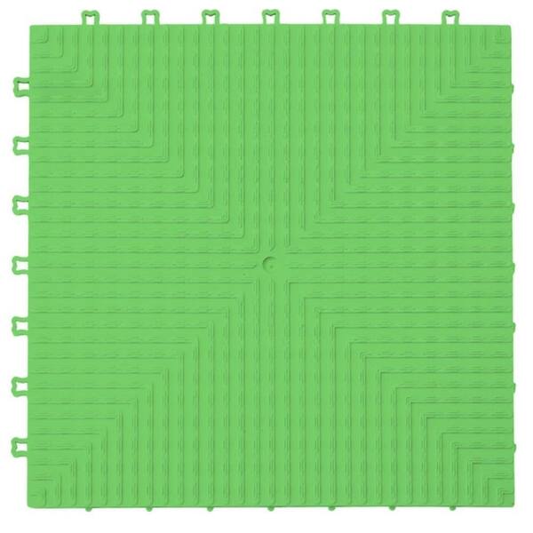 Proslat ProTile 12 in. x 12 in. Lime PE Garage and Utility Floor Tile (60 sq. ft. / case)