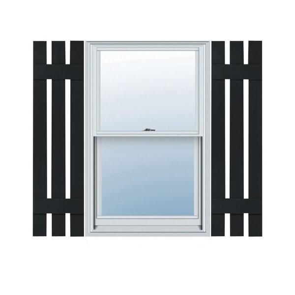 Builders Edge 12 in. W x 47 in. H Vinyl Exterior Spaced Board and
