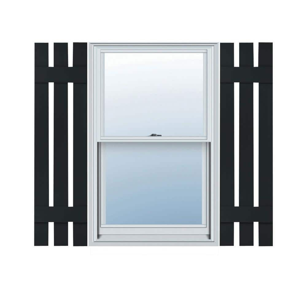 Builders Edge 12 In. W X 51 In. H Vinyl Exterior Spaced Board And ...