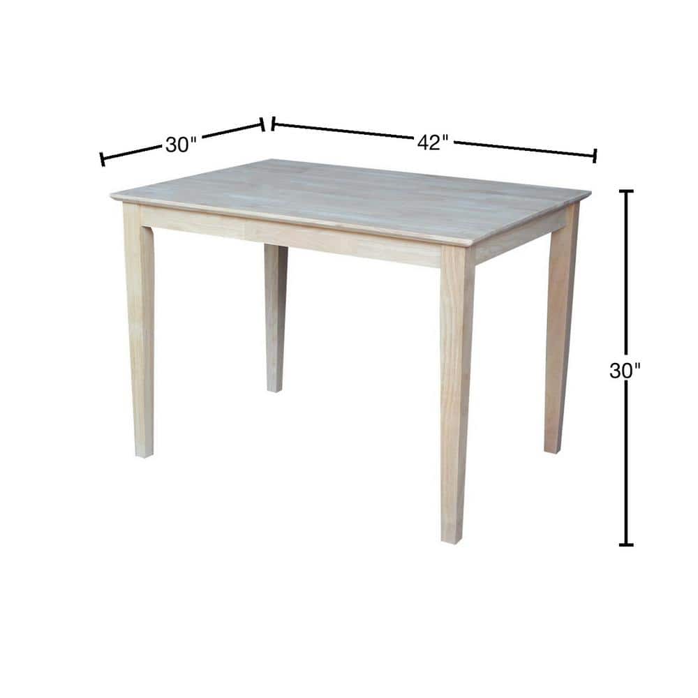 Transitional Solid Wood Extendable Dining Table in Natural Finish