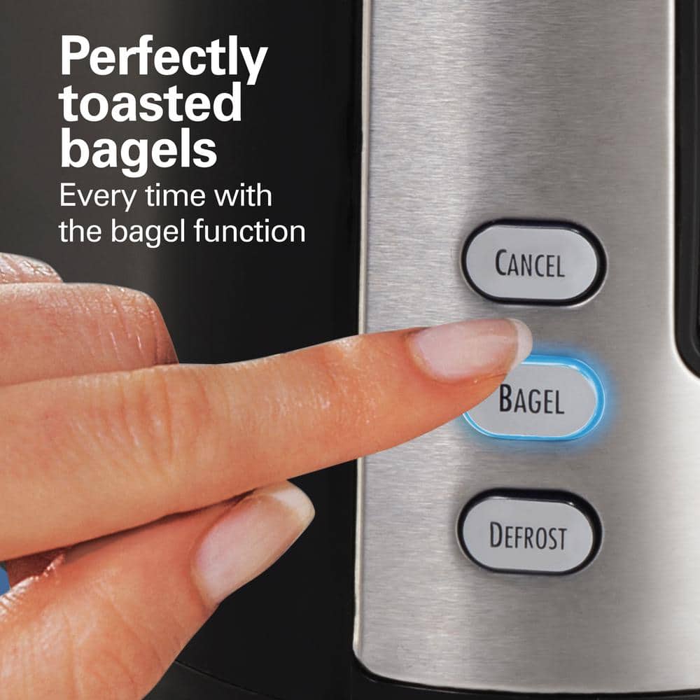 Stainless Steel 4-Slice Toaster with Extra-Wide Slots