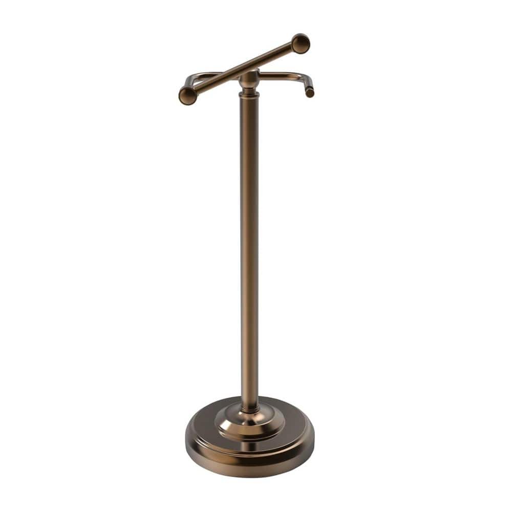 FreeStanding Toilet Paper Holder in Bronze, Toilet Paper Holder Stand with Post Pivoting and Weighted Base price history on PriceWatchPro