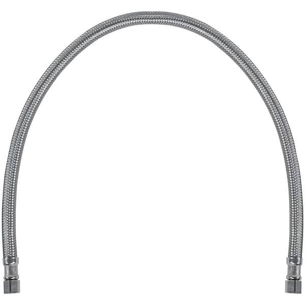 CERTIFIED APPLIANCE ACCESSORIES 2 ft. Braided Stainless Steel Ice Maker  Connector IM24SS - The Home Depot