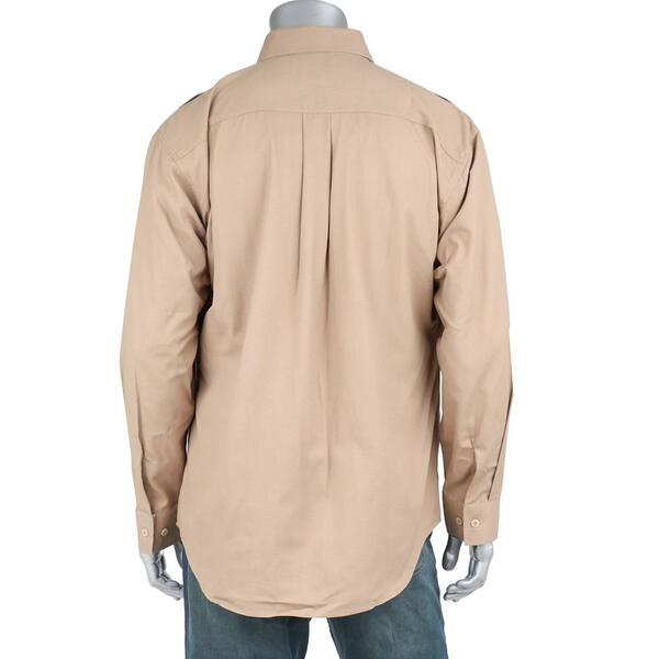 PIP Men's 2X-Large Tan AR/FR Dual Certified Ripstop Long