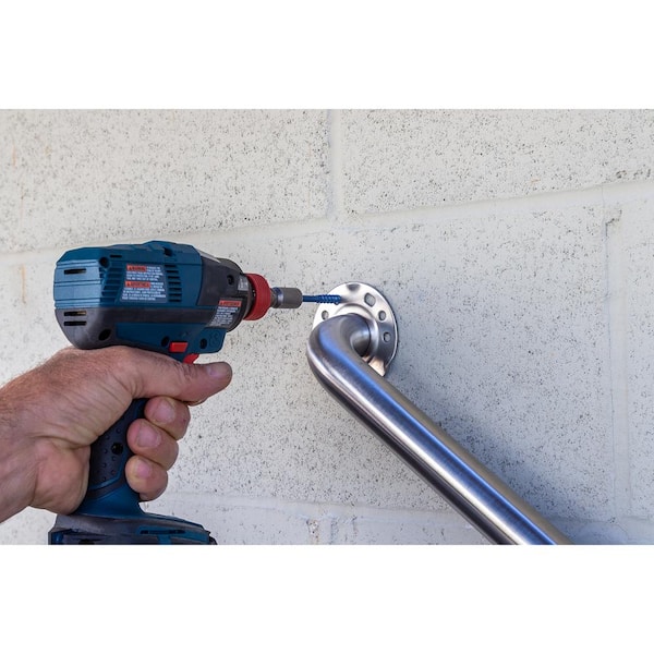 Titen Turbo 1/4 in. x 3-3/4 in. Hex-Head Concrete and Masonry Screw, Blue (75-Pack)