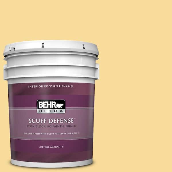 BEHR ULTRA 5 gal. #360C-3 Honey Tone Extra Durable Eggshell Enamel Interior Paint & Primer