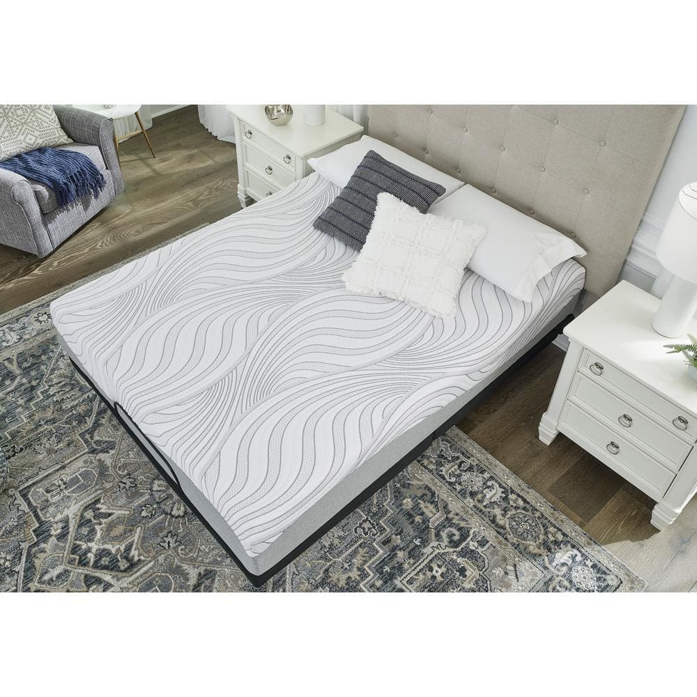 White King Adjustable Memory Foam Bed with 12-Inch Mattress