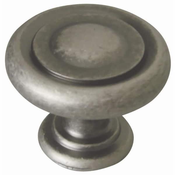 Design House Town 1-1/4 in. Rustic Pewter Round Cabinet Knob