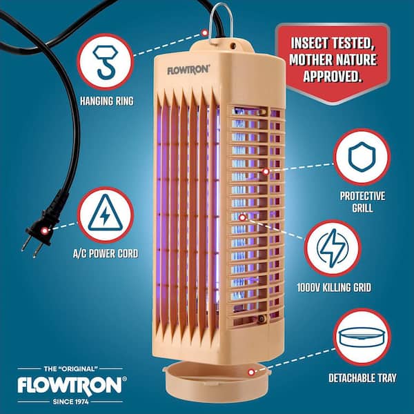 Flowtron Indoor Bug Zapper 1000-Volt UV Light Mosquito and Fly