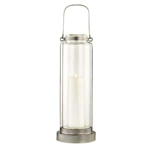 Sunjoy Osborne 20 in. Classic Black Outdoor Battery Powered Lantern  D201007407 - The Home Depot