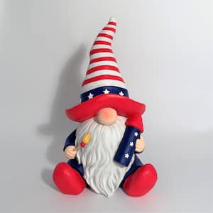 Magnesium Garden Gnome Holding Fireworks