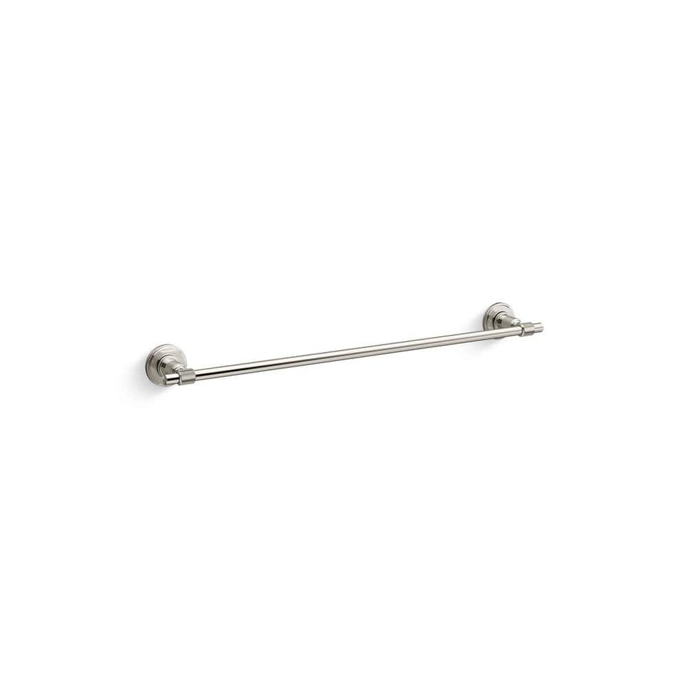 Torrington 24 in. Wall Mounted Single Towel Bar in Vibrant Polished Nickel price history on PriceWatchPro