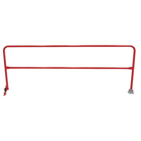 Vestil 10 ft. L Red Steel Dock Safety Swing Gate