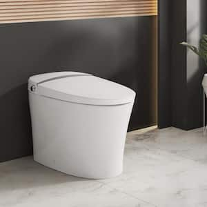 Avancer Smart Tankless 1-piece 1.1/1.6 GPF Dual Flush Elongated Toilet in White, Touchless Vortex, Seat Included