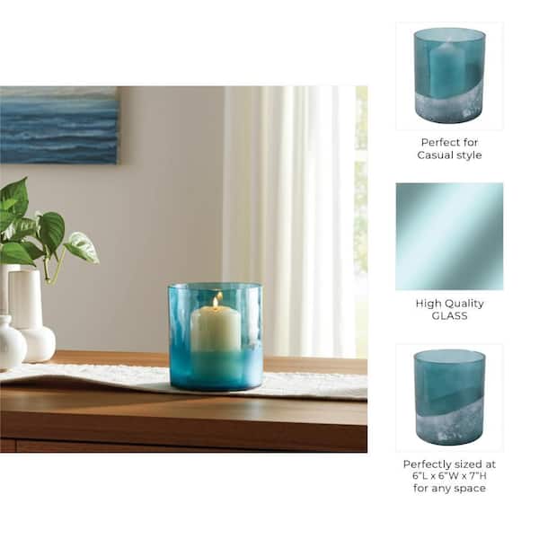 雑誌で紹介された in. 7 Blue Skye & Liv Glass Bottom Frosted Cylinder ミュージシャン